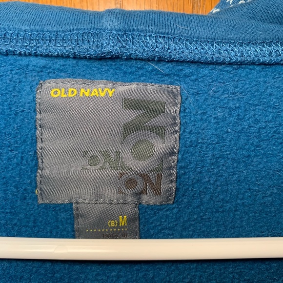 Old Navy Boys Zip-Up Skull Hoodie (Size M 8) - Picture 9 of 11